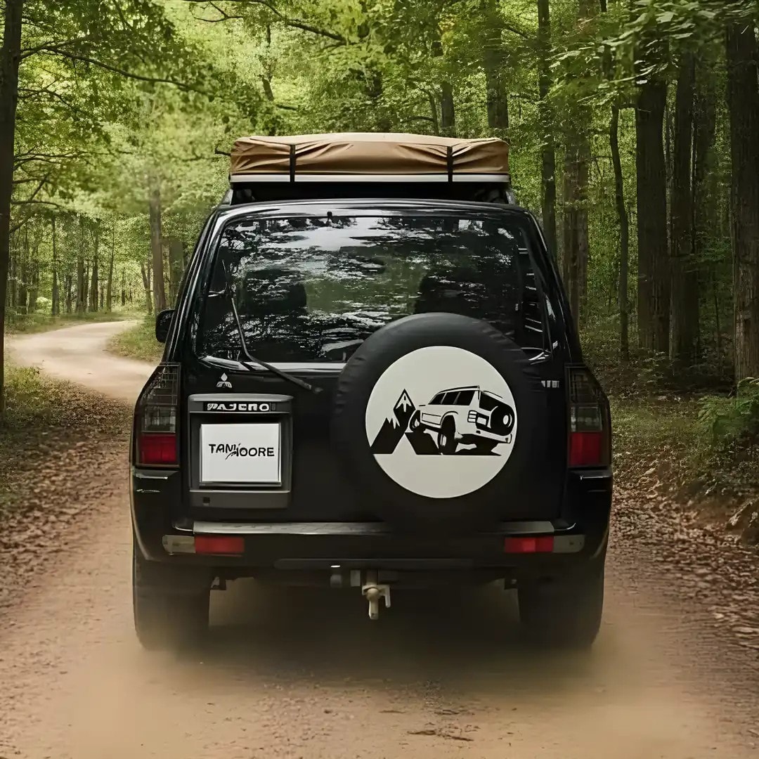 Mitsubishi SUV Designed Spare Wheel Tire Cover
